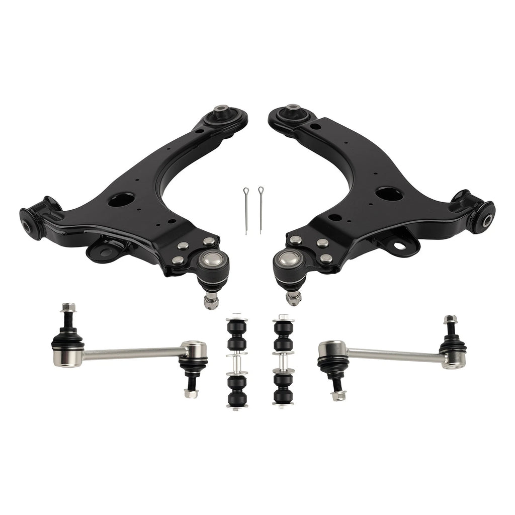 6x Front Lower Control Arms Sway Bar Kit for Buick Lacrosse (2005–2009)