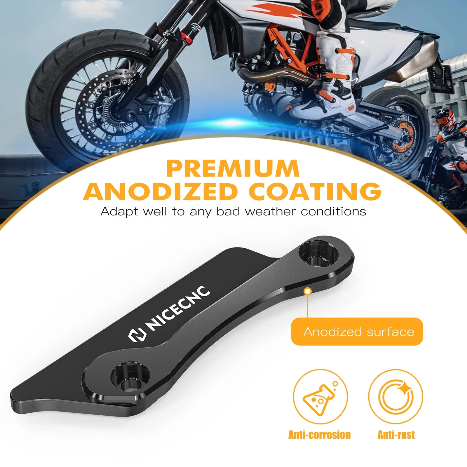 Rear Swingarm Guard for KTM 125 250 350 450 XC/SX/XCF/SXF (2023–2024)