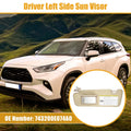 Sun Visor Assembly No.743200E074A0 for Toyota Highlander (2014–2019) Beige