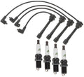 Set of 4 Ignition Wires & ACDelco Spark Plugs for Elantra Tucson