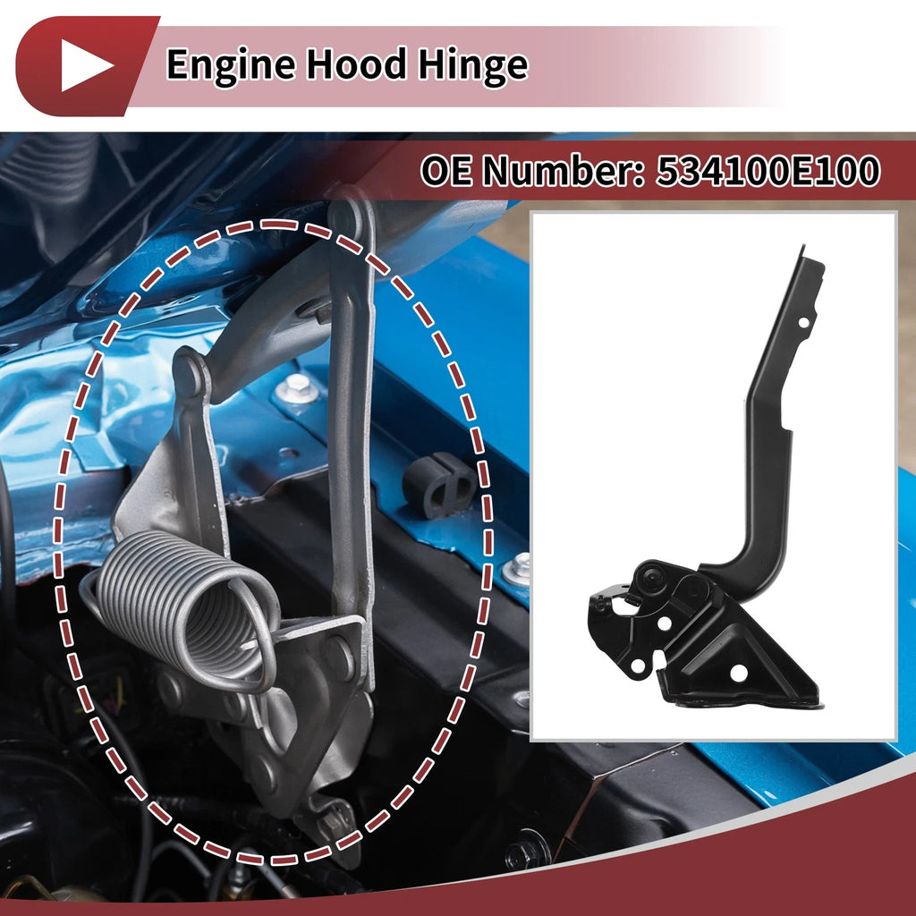 Hood Hinge for Toyota Highlander (2009–2015) Right Side