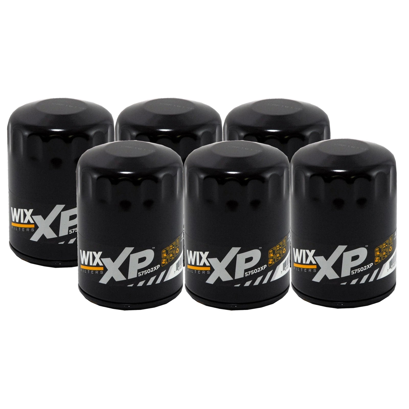 Set of 6 Wix XP Engine Oil Filters for Ford Lincoln Mazda Mercury (DOHC FI)