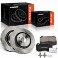 Front Disc Brake Rotors & Ceramic Pads for Jeep Grand Cherokee (2006–2010)