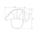 Chopped Trunk Backrest Pad for Harley Touring Glide (1997–2013)