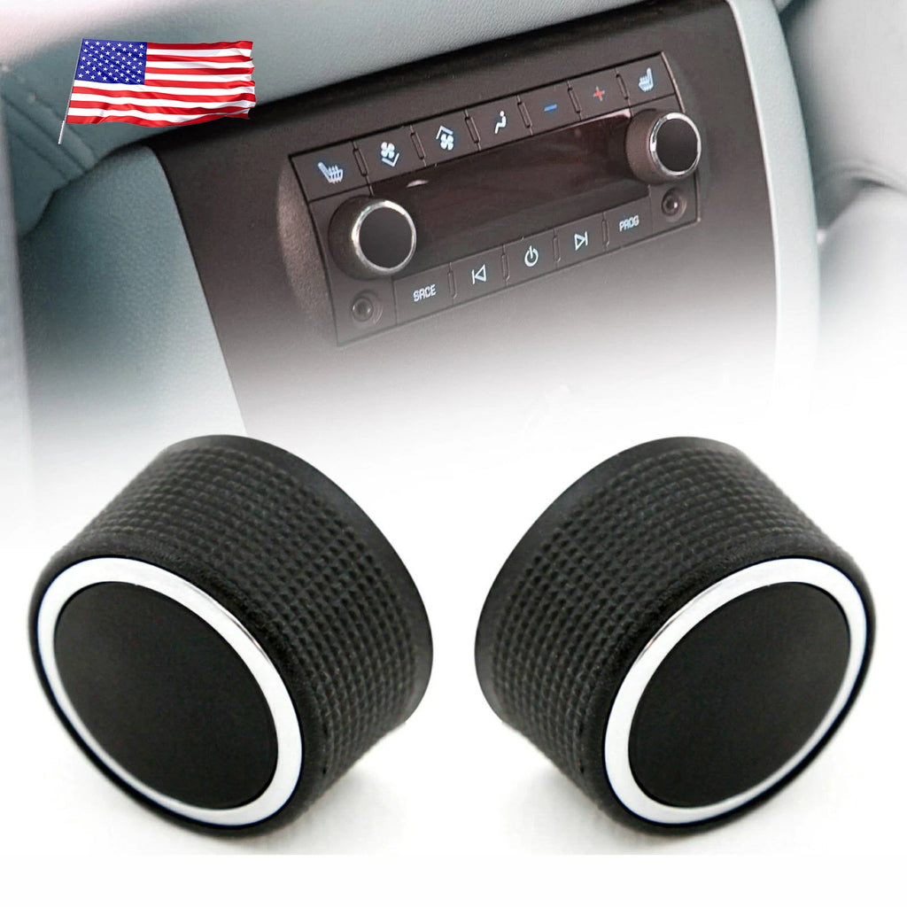 Rear Radio Volume Control Knobs for Chevrolet Silverado Cadillac
