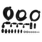 Power Steering Oil Line Kit -6AN -10AN for Universal Remote Reservoir