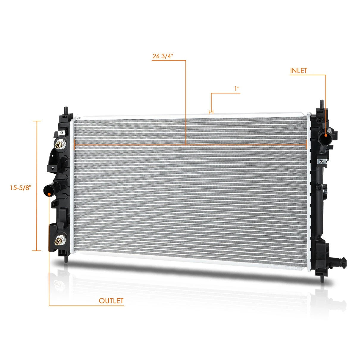 Aluminum Core Cooling Radiator for Suzuki Kizashi (2010–2013)