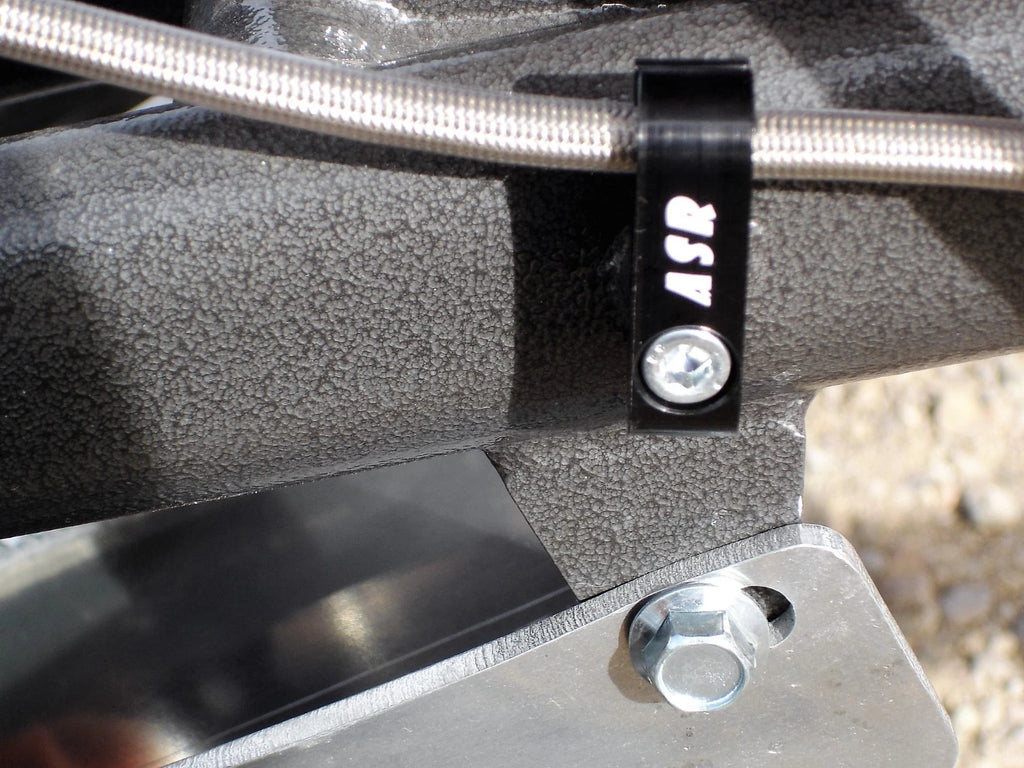 Rear Swing-Arm Brake Line Clamp for All ATVs (6061 T6 Aluminum)