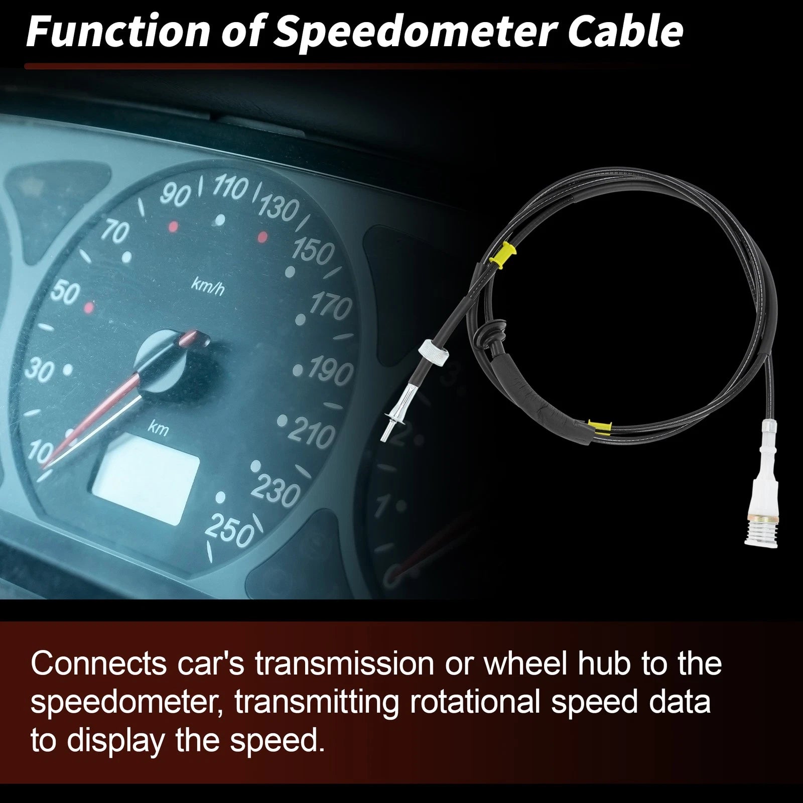 Speedometer Drive Cable No. 83710-35150 for Toyota Tacoma DLX (1995–1998)