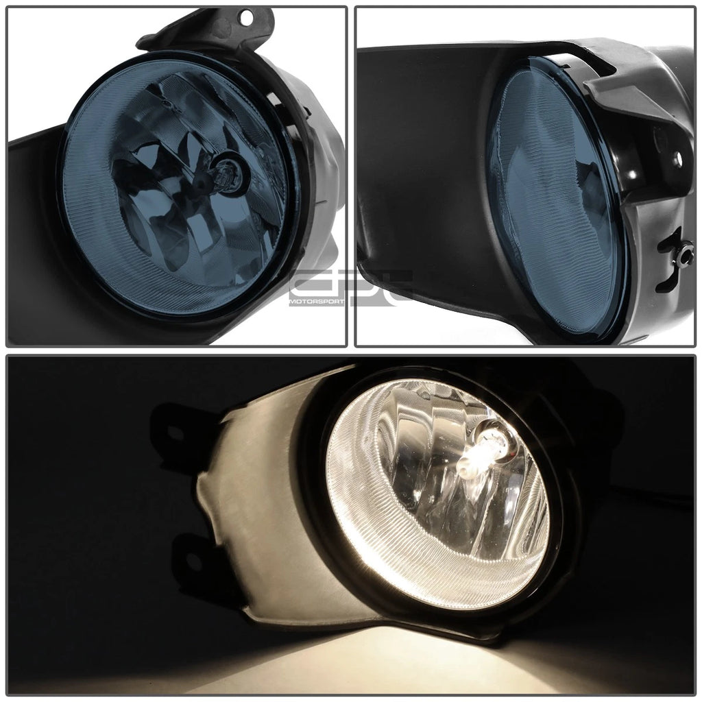 Fog Lights Pair for Toyota Sequoia (2008–2016) Smoked Lens OE + Switch