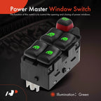 Front Left Power Window Switch for Chevy Cavalier (2000-2005) 4 Buttons