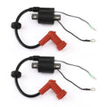 2X Outboard Engine Ignition Coil for Yamaha 40hp 40X E40X MHL (66T-85570-00)