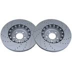 Set of 2 Front Brake Disc Rotors for BMW F80 F87 F82 M2 M3 M4 (2015–2020)