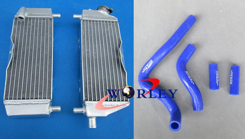 Aluminum Radiator + Hose for Kawasaki KX250  05-07 (2005-2007)