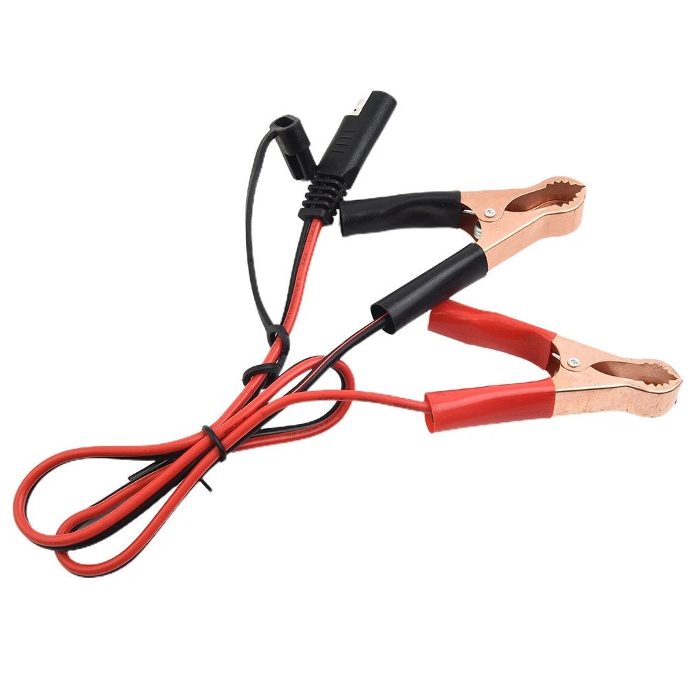 Battery Cable Charger Clip SAE for Motorcycle Battery (Universal)