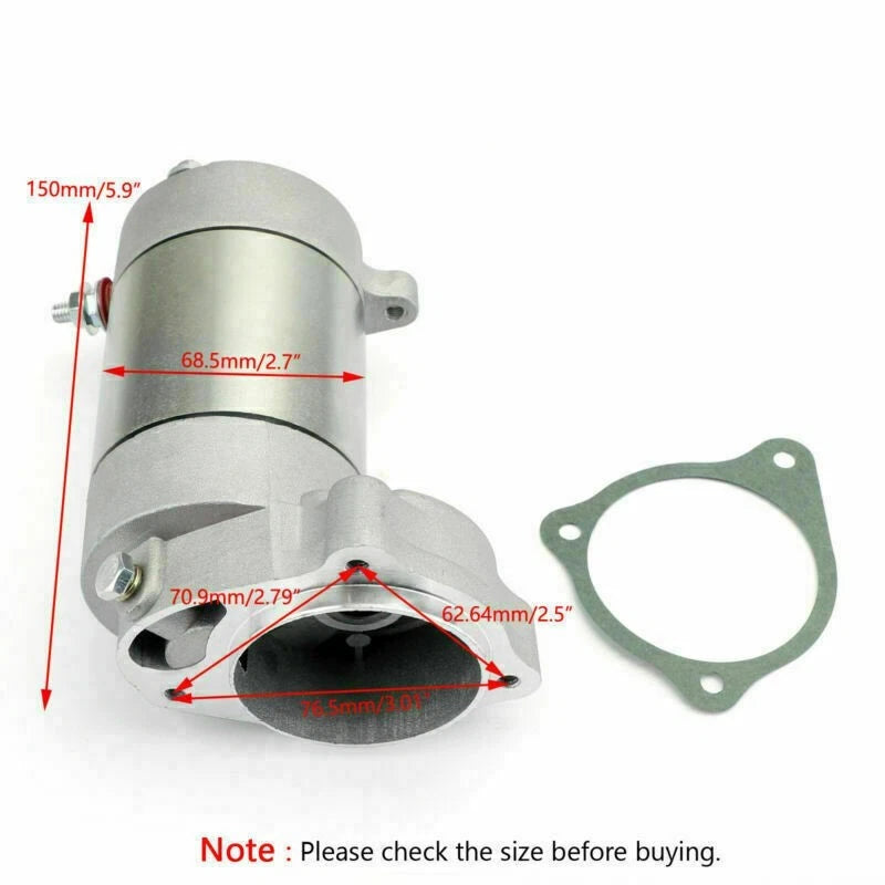 Starter Motor for 300 2X2 300 2X4 400L 2X4 400L 4X4 Scrambler XPlorer