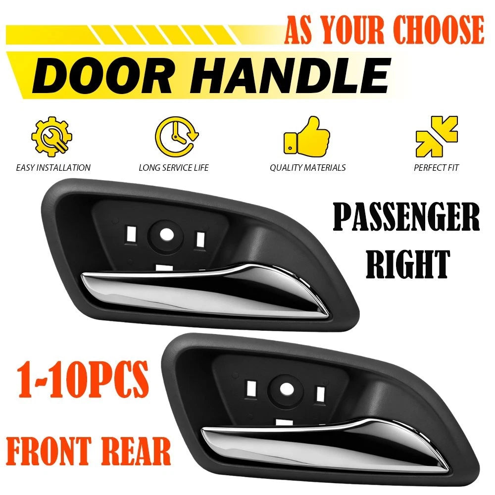 1X Black Interior Inner Door Handle Front Right for Chevy Cruze (2011–2015)