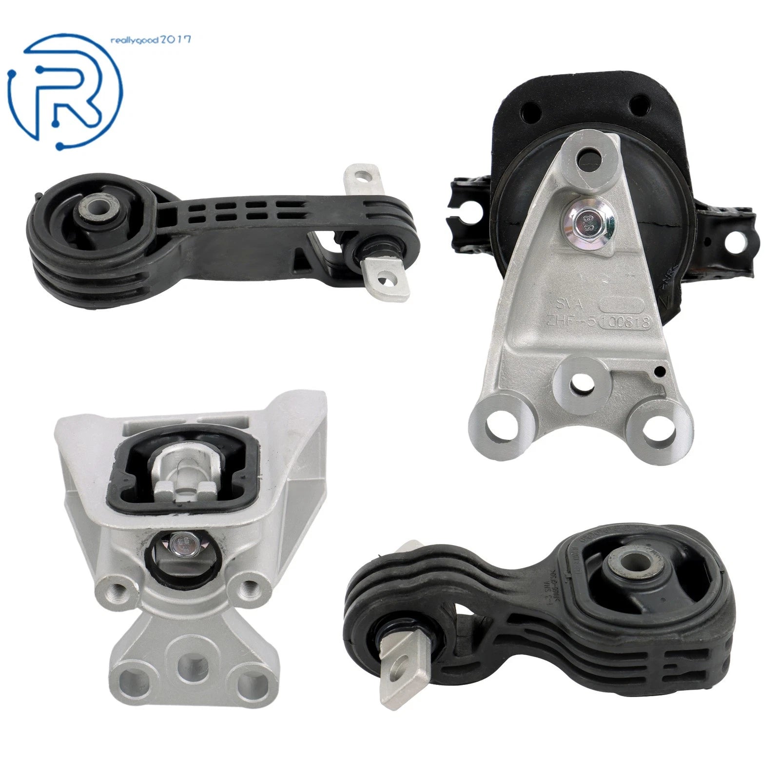 Set of 4 Engine Motor & Transmission Mounts for Honda Civic (2006–2011)