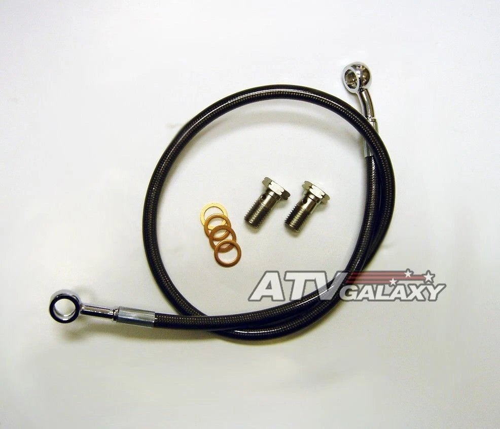 Extended Steel Braided Rear Brake Line for Yamaha YFS200 (2000–2000)
