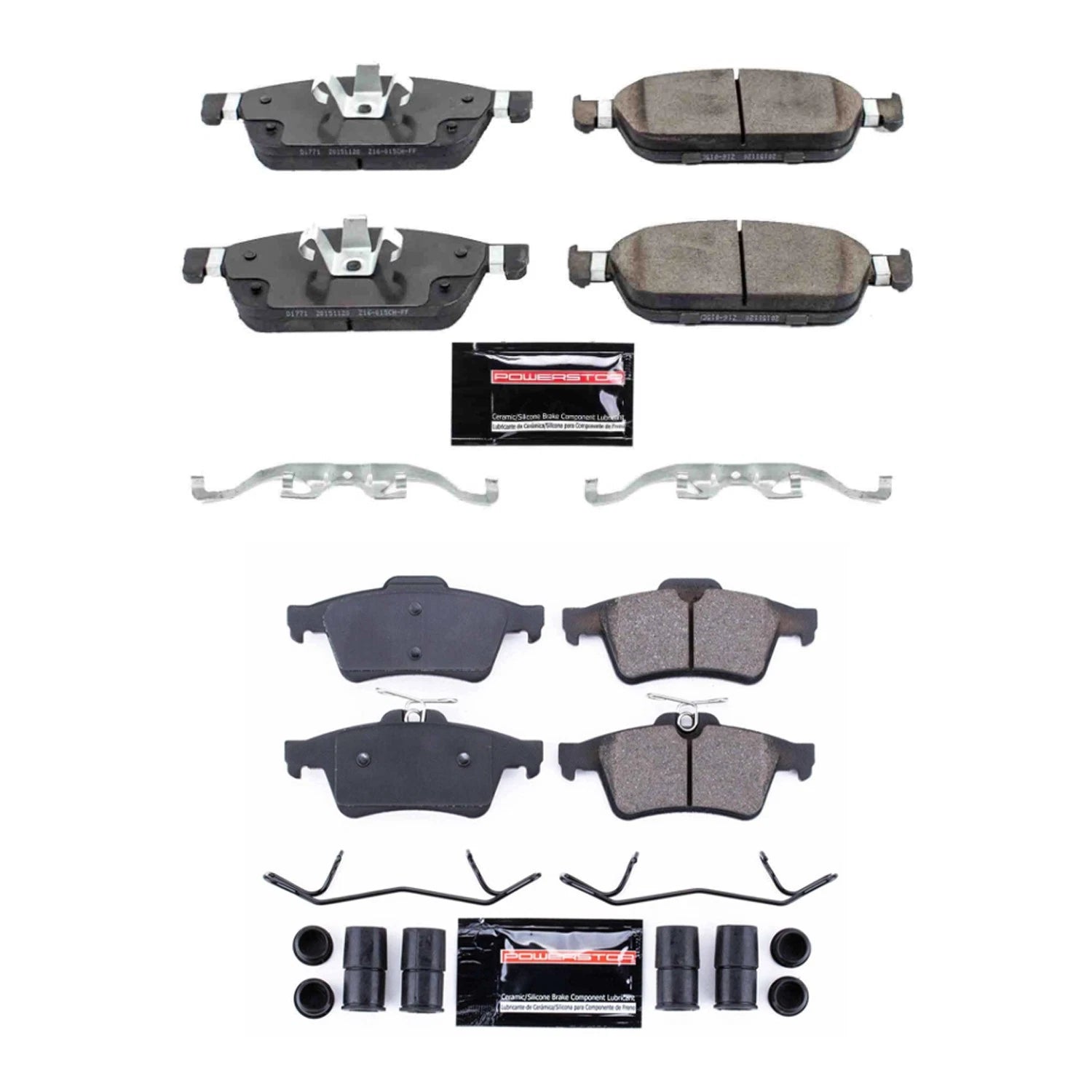 PowerStop Z23 Carbon-Fiber Ceramic Brake Pad Kit for Ford Focus (FWD)