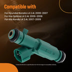 Set of 4 Fuel Injectors for Hyundai Sonata L4 (2006–2007)