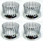 Tail Light Bezels Flush Mount Metal Chrome Custom for Cadillac (1959–1960)