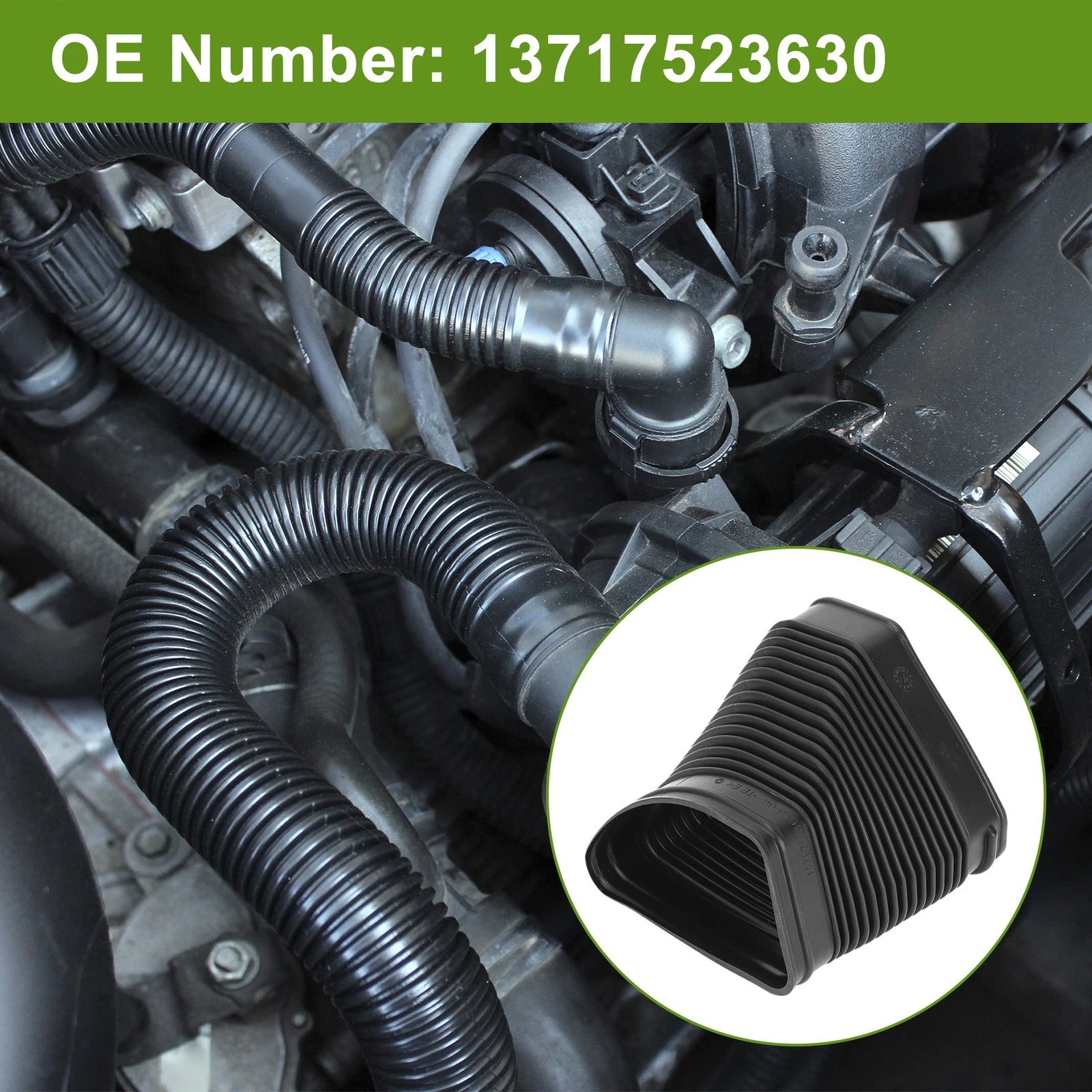 Air Intake Hose for BMW 1 3 Series 118i 318i 320i (2007–2013) No.13717523630