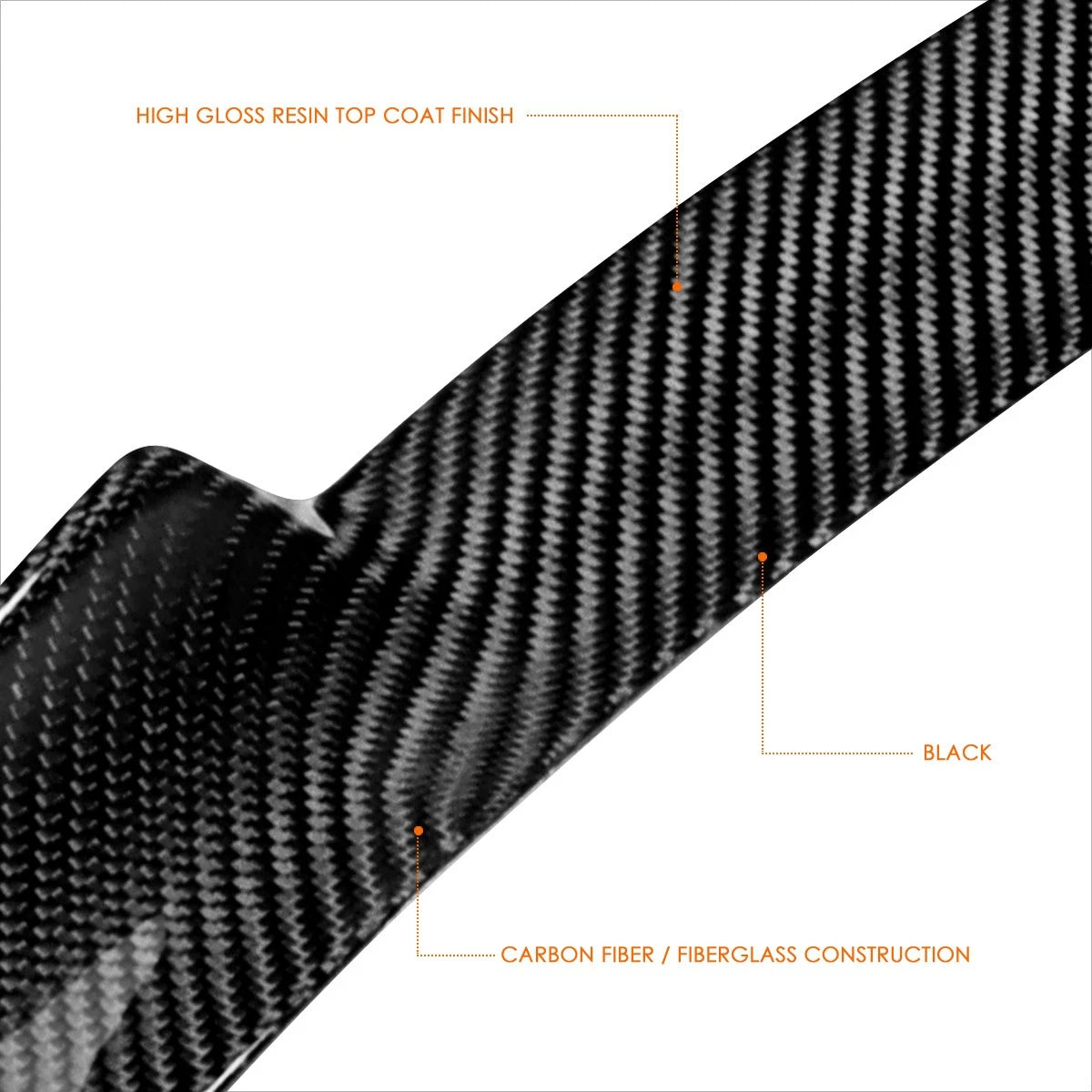 Carbon Fiber V-Style Duck Bill Rear Trunk Lid Spoiler for Tesla Y (2020–2024)