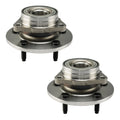 2X Front Wheel Bearing Hub for 2000–2001 Dodge Ram 1500 4WD (3.9L–5.9L)