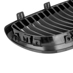 Front Kidney Grille Gloss Black for BMW E92 2 Door (2007 - 2010)