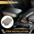 Console Lid Armrest Cover for Toyota Tundra (2007–2021) Microfiber Leather Grey