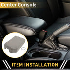 Console Lid Armrest Cover for Toyota Tundra (2007–2021) Microfiber Leather Grey