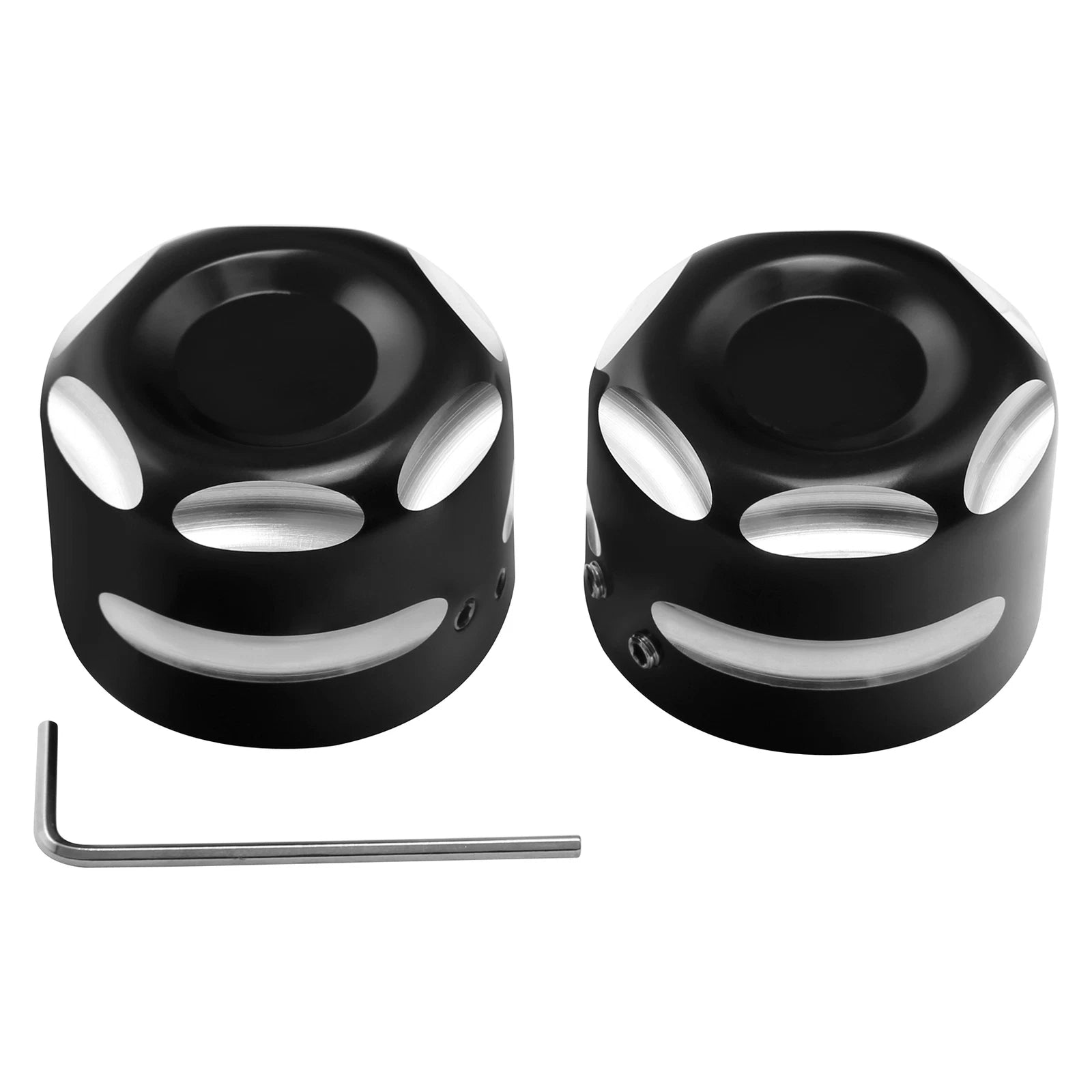 Front Axle Cap Nut Cover for Harley Sportster XL (2009–2022), Softail (2009–2017)
