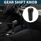 5 Speed Manual Gear Shifter Knob for Ford Fiesta MK6 (2001–2010) Black Plastic