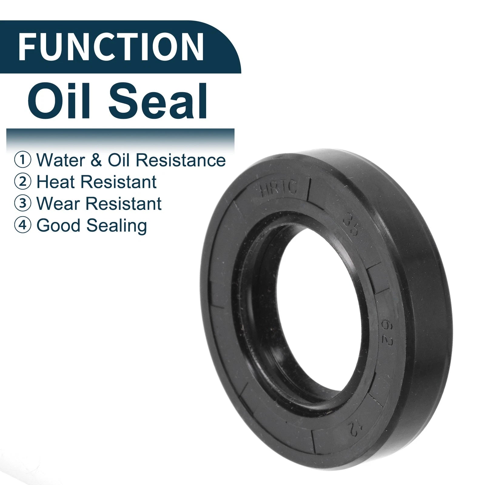 Set of 5 Oil Seal Rotary Shaft Seal NBR Rubber 35x62x12mm