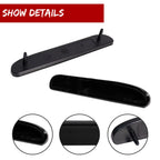 Set of 2 Black Rear Fender Side Marker Signal Light Covers for Ford Mustang