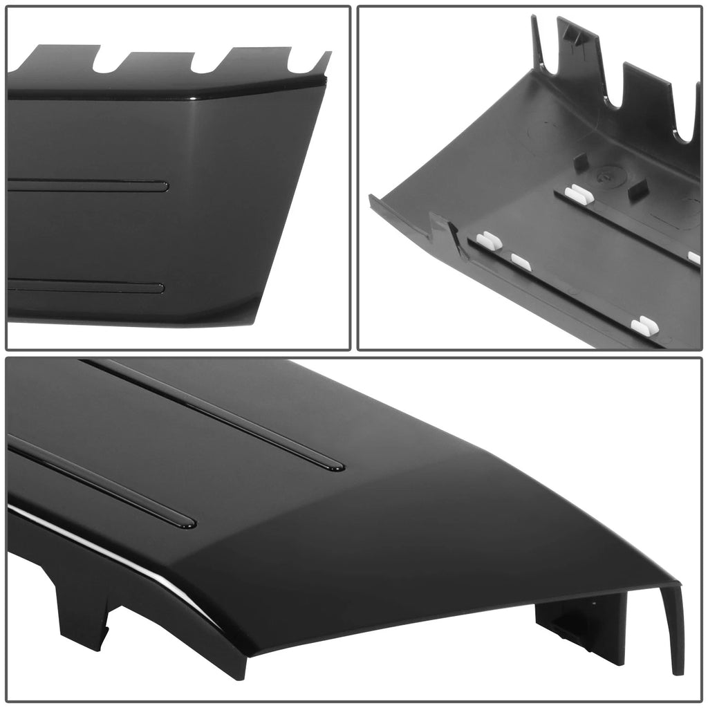 Front License Plate Mounting Bracket for Audi Q5 (2013–2017) Glossy Black