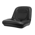 Low Back Seat for Lawn Mowers Tractors Utility Vehicles (Heavy Duty Vinyl)