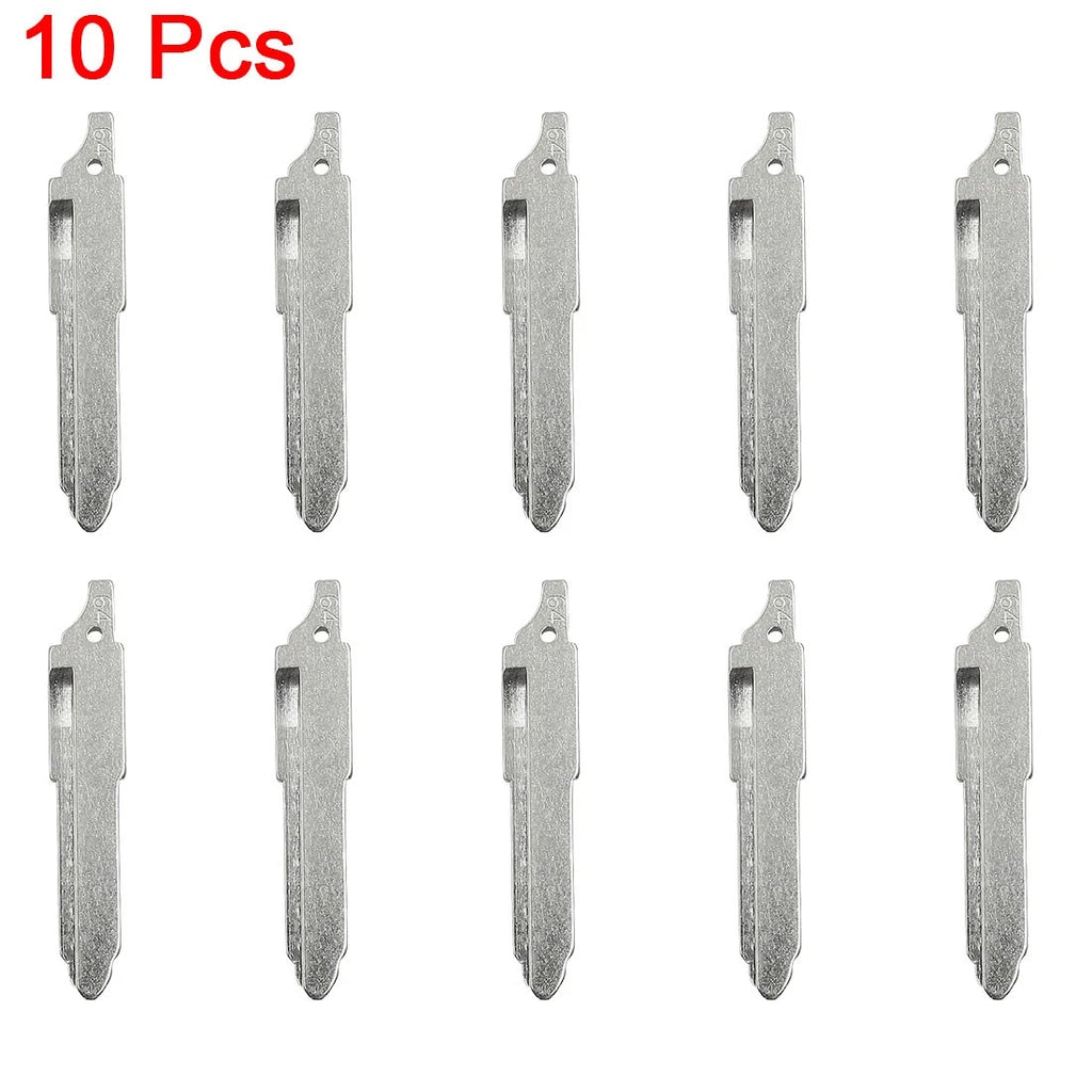 10pcs Metal Uncut Insert Blank Blade Key for Mazda 6 (2003–2012)
