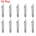 10pcs Metal Uncut Insert Blank Blade Key for Mazda 6 (2003–2012)