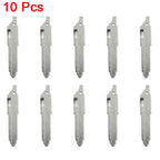 10pcs Metal Uncut Insert Blank Blade Key for Mazda 6 (2003–2012)