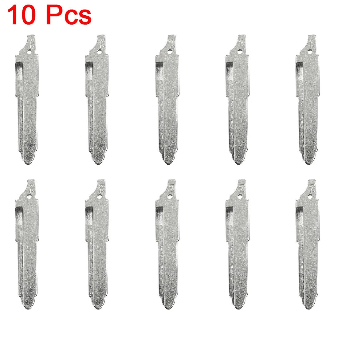 10pcs Metal Uncut Insert Blank Blade Key for Mazda 6 (2003–2012)