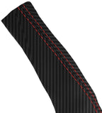 E Brake Boot Cover for Audi TT (1998–2006) Carbon Fiber Red Stitch