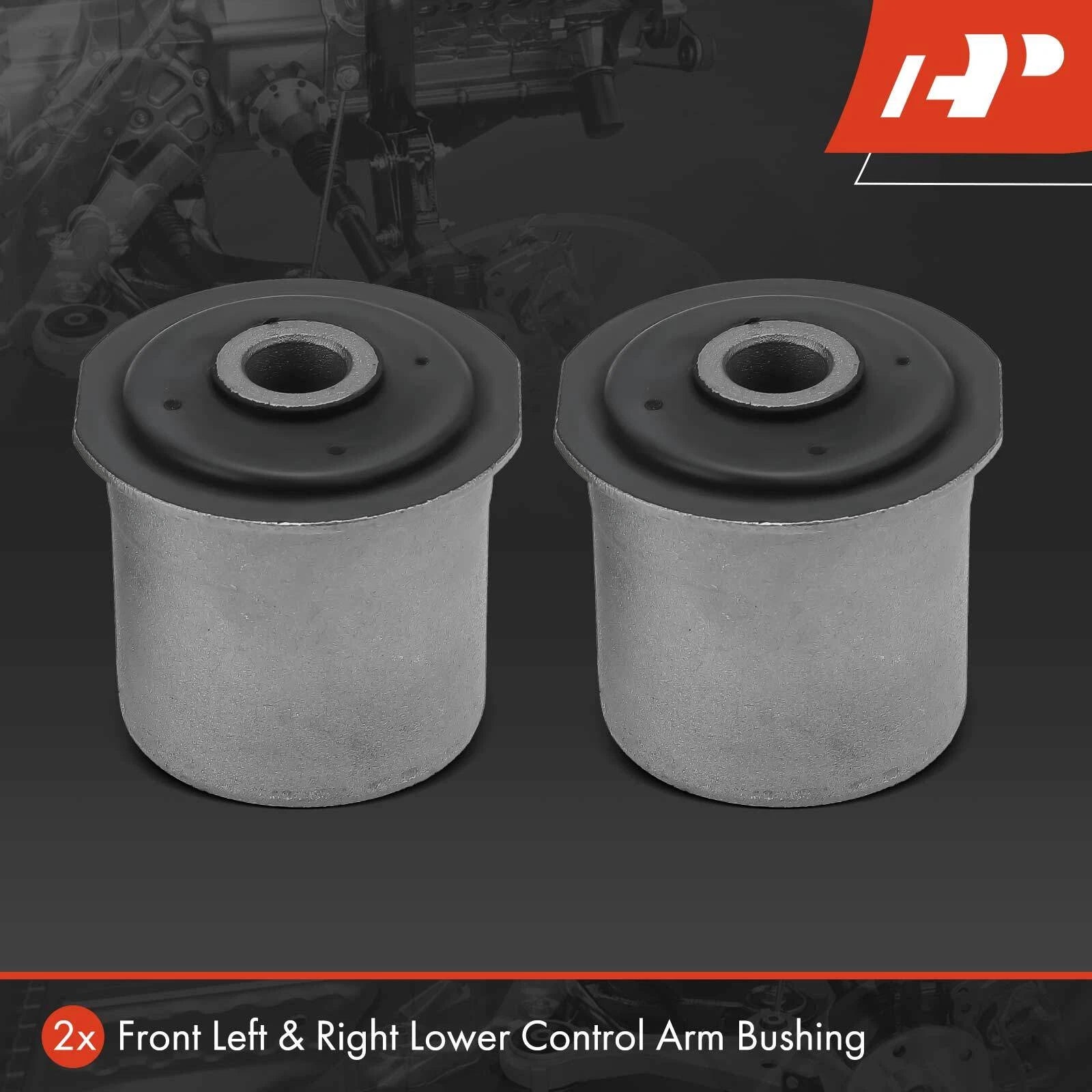 2X Front Lower Suspension Control Arm Bushing Kit for Dodge Ram 1500 (2002-2008)