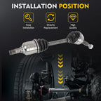 Front Driver CV Axle for Nissan Murano 3.5L V6 (2009–2014)