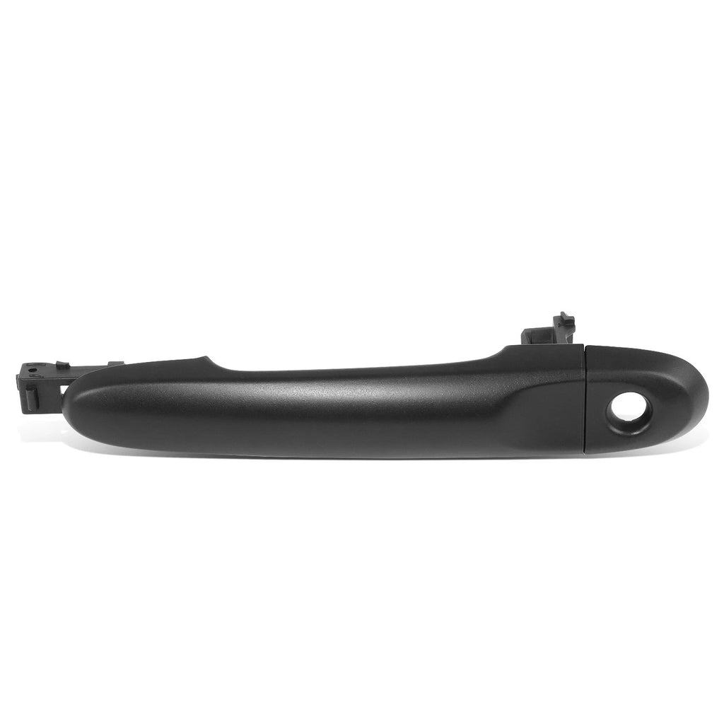 Front Left Exterior Door Handle for Nissan Versa (2007–2012) w/Keyhole, Textured Black