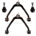 Set of 4 Front Upper Control Arms & Lower Ball Joints for Cadillac Escalade (2002–2006)
