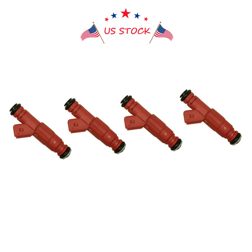 Set of 4 Fuel Injectors for VW Audi Ford 1.8T Turbo