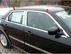 4pc. Luxury FX Stainless Window Pkg (w/o Posts) for 2005-2010 Chrysler 300/C 4D