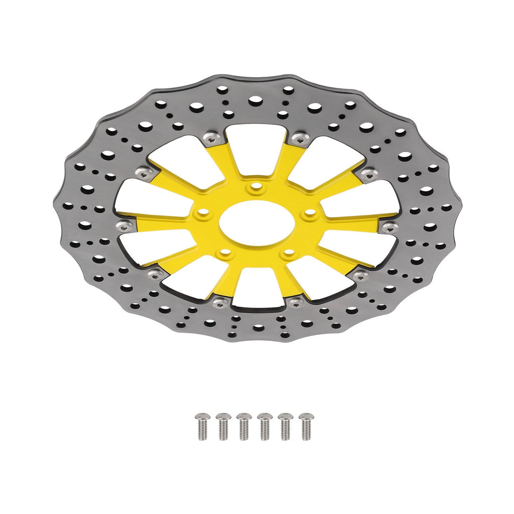 Floating Front Brake Rotor Disc for Harley-Davidson Softail Dyna (2006–2024)